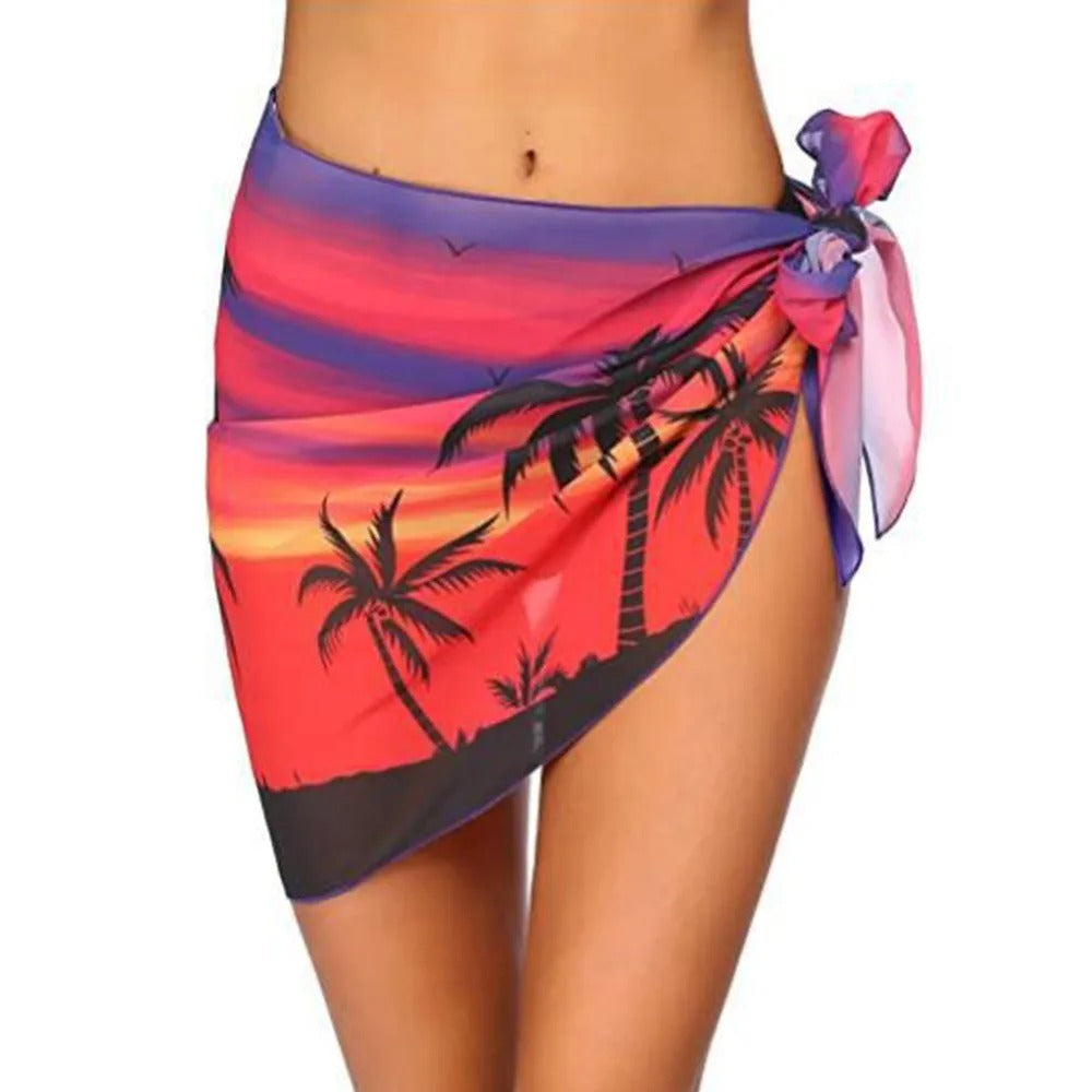 SOLANA | SUNSET WRAP COVER-UP