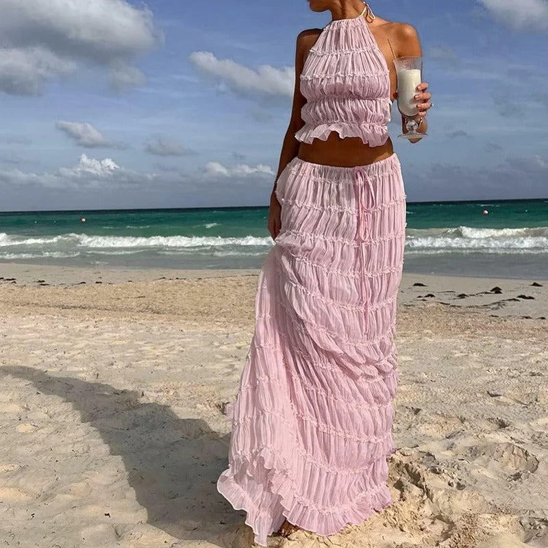 MARA | BEACH MAXI SKIRT SET