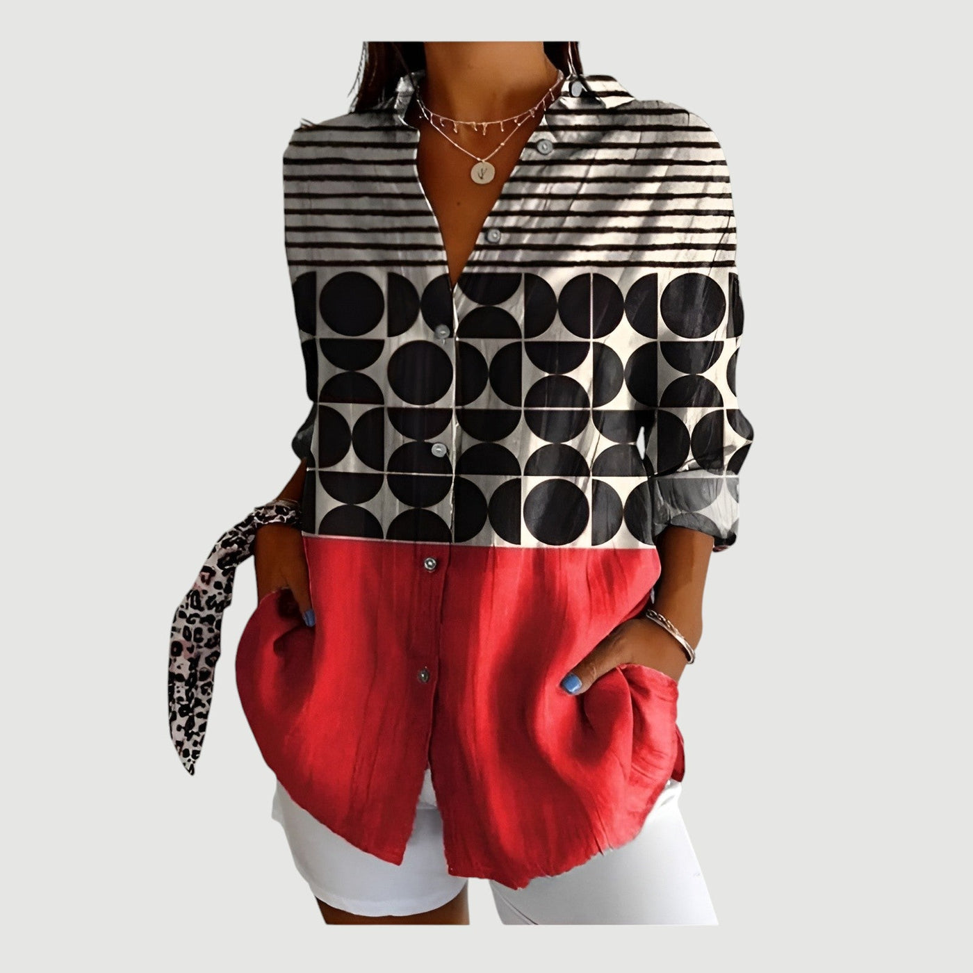 ROWAN | MODERN GEO BLOUSE